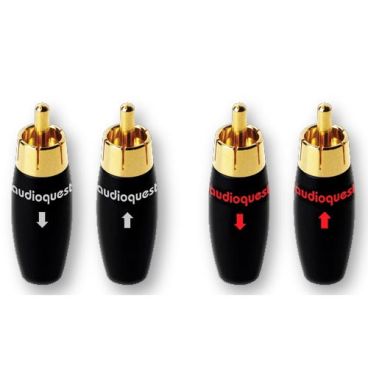 AudioQuest RCA-300 RCA Male Plugs - Pack of 4