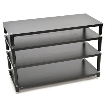 Atacama Apollo Storm 10 Premium Black Edition Hi-Fi Rack Inc. Base Shelf