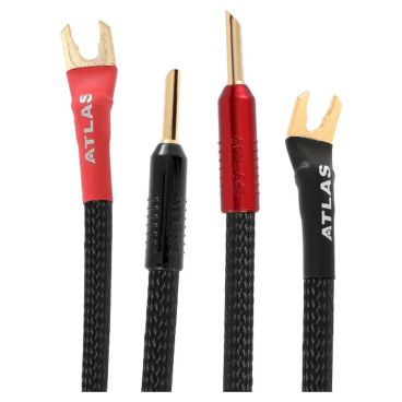 Atlas Hyper Achromatic OFC Links, Z-plug and spade terminated bi-wire jumpers