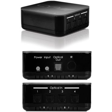CYP AU-D41 4x1 Digital optical audio switcher with IR remote (