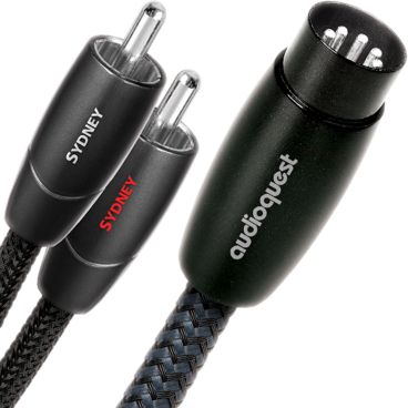 AudioQuest Sydney 5 Pin DIN to 2 RCA Audio Cable 1m