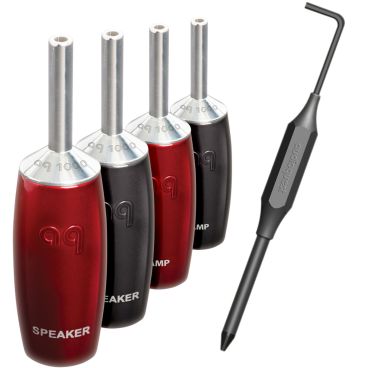 AudioQuest 1000 Series Banana (Silver) - Pack of 4
