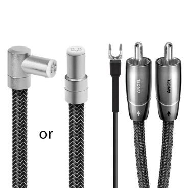 AudioQuest Angel SE Tonearm DIN to 2 RCA Cable - 1.2m 