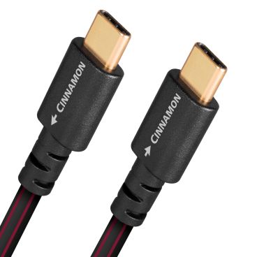 AudioQuest Cinnamon USB Type C to Type B Data Cable
