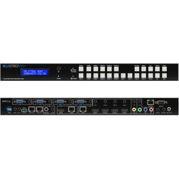 Blustream MFP112 11 Input 2 Output Multi-Format Presentation Switch - Front & Back
