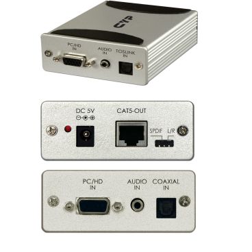 CYP CA-COMP-AT CAT5 PC/HD Transmitter with Audio Selection (HD Distribution)