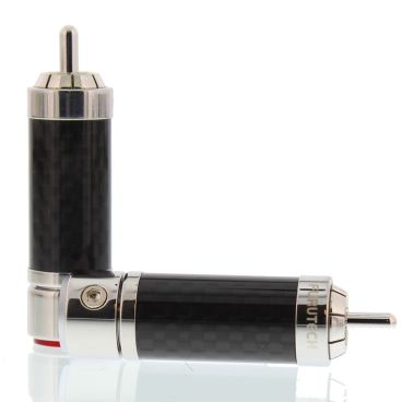 Furutech CF-102 Rhodium Carbon Fiber Series RCA Connector - Pack of 2