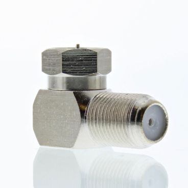 FSUK High Quality F-TYPE-M2F-RA F Type Male/Female Right Angle Adaptor