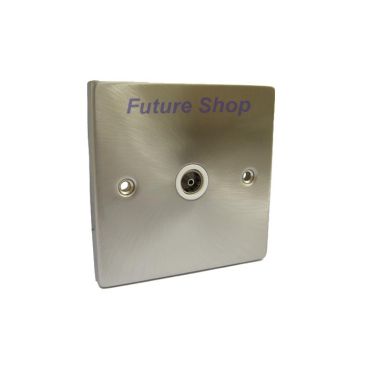 FSUK DECO-GANG-CO-AXIAL-PLATE Click Deco 1 Gang Single Co-Axial Outlet