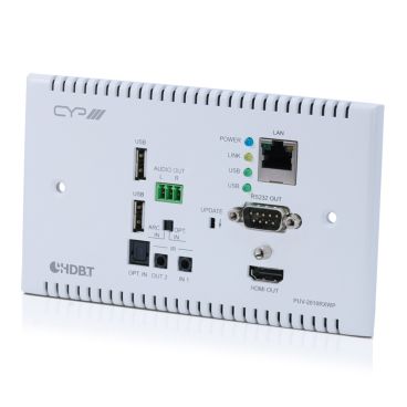 CYP PUV-2010RXWP 100m HDBaseT™ 2.0 Wall Plate Receiver