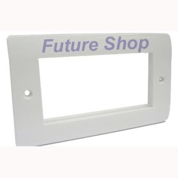 FSUK Click MEDIA-2-GANG-QUAD-PLATE Media 2 Gang Quad Aperture Plate