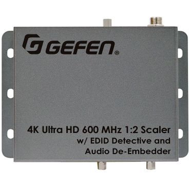 Gefen EXT-UHD600A-12-DS 4K Ultra HD 600 MHz 1:2 Scaler w/ EDID Detective and Audio De-Embedder