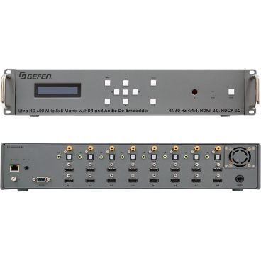 Gefen EXT-UHD600A-88 4K Ultra HD 600 MHz 8x8 Matrix