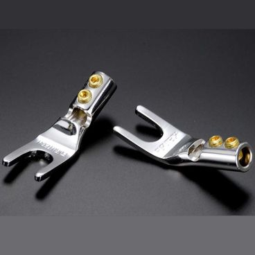 Furutech FP-201 Rhodium High Performance Audio Spade Terminals - Pack of 4