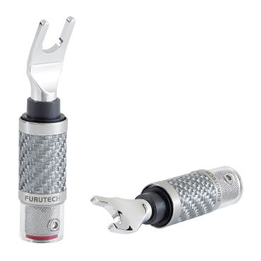 Furutech CF-201-N1 Rhodium High End Performance Spade Connector 