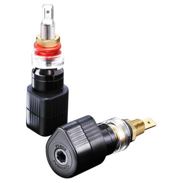 Furutech FT-809 Torque Guard Binding Posts - Rhodium - Pair