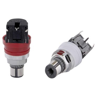 Furutech FT-909 High End Performance PCB RCA Socket - Rhodium - Pair