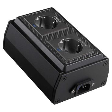 Furutech FT-SWS-D NCF Box High End Performance Duplex Schuko Power Distributor - Rhodium