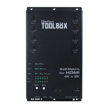Gefen ToolBox UHD HDMI 4K2K 6x2 Switcher with HDCP, Deep Colour & Lossless Audio