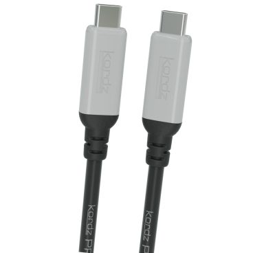 Kordz PRO 20Gbps 60W Passive USB-C Cable, charcoal, 3m