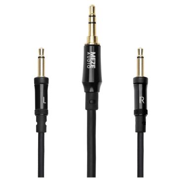 Meze Audio Dual Mono 3.5mm 109 PRO Standard Headphone Cable - Black