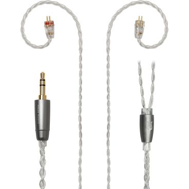 Meze Audio 2 Pin Silver Plated IEM Cable - 1.2m Length