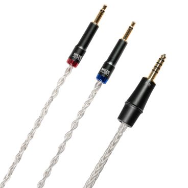 Meze Audio Dual Mono 3.5mm Silver-Plated PCUHD Premium Headphone Cable