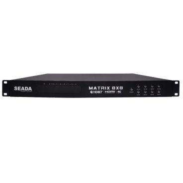 SEADA MS-HBT88B70 KIT HDBaseT 8×8 Matrix Switcher over CAT6/6a