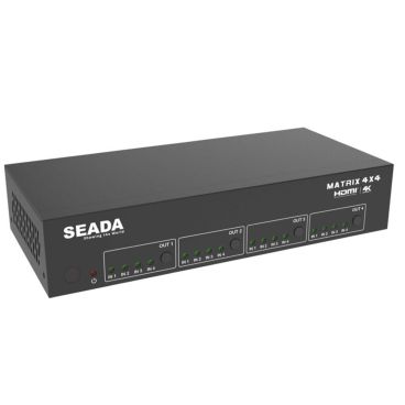 SEADA MS-HDM44 4×4 HDMI 2.0 18Gbps Matrix Switcher