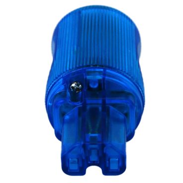 MS HD Power 'The Blue' 10A IEC Plug Rhodium - MS9315RK