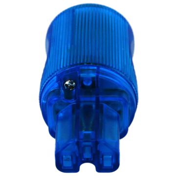 MS HD Power 'The Blue' 10A IEC Plug Silver - MS9315SK