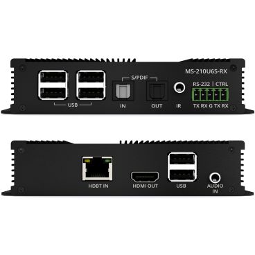MSolutions MS-210U6S HDBaseT KVM Extender Set - 4K to 40m (1080p to 70m)