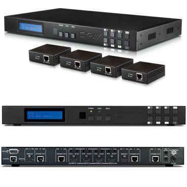 CYP 4x4 HDBaseT Lite Matrix with PoE, plus 2 additional independent HDMI zone outputs