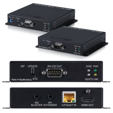 CYP PUV-1710L-AVLC-KIT – HDBaseT1 LITE Full 4K AVLC Series Transmitter & Receiver Kit with PoH