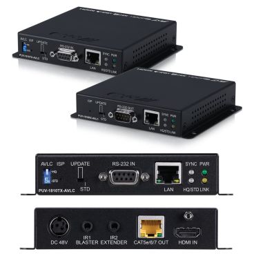 CYP PUV-1810-AVLC-KIT – HDBaseT1 Full 4K AVLC Series Transmitter & Receiver Kit with LAN & PoH