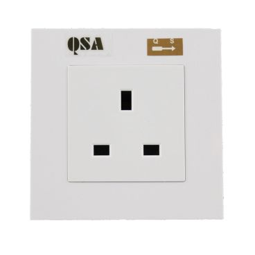 Quantum Science Audio (QSA) Gold Extreme Level Single-Socket Wall Plate