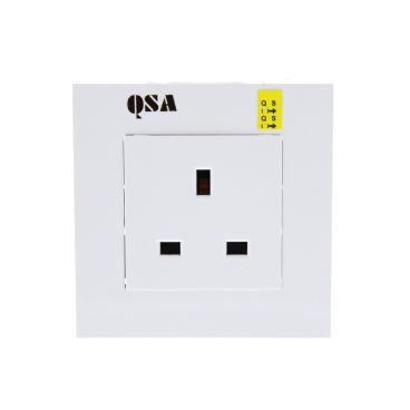 Quantum Science Audio (QSA) Yellow Entry-Level Single-Socket Wall Plate