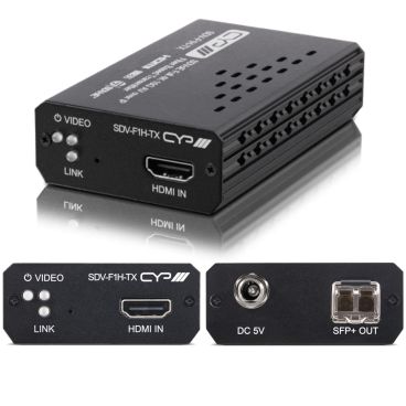 CYP SDV-F1H-TX SDVoE Full 4K 10G AV over IP Fiber Based Small Form Factor Receiver