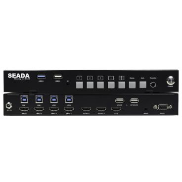 SEADA SD-MV-KM43 4K60Hz KVM with Multiviewer & Matrix Switch
