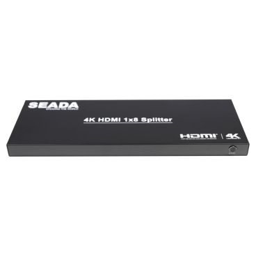 SEADA SP-H18C 1x8 4K HDMI Splitter with EDID Management & Downscaling
