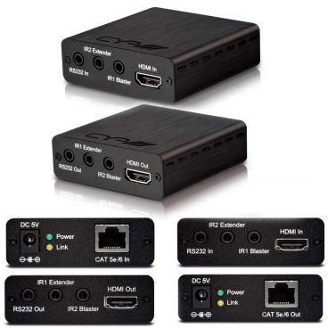CYP v1.4 HDMI over Single CAT HDBaseT (up to 100m) Kit with 2 way IR, RS-232 & HDMI