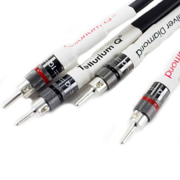 Tellurium Q, Silver Diamond Speaker Cable - Factory Terminated