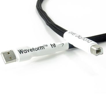 Tellurium Q Silver Diamond Waveform™ hf USB Type A to Type B Cable
