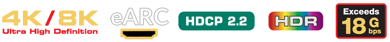 Audioquest HDMI 4K logos Audioquest HDMI 4K logos