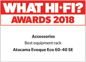 Atacama Evoque Eco 60-40 SE What Hi-Fi? Award 2018 Atacama Evoque Eco 60-40 SE What Hi-Fi? Award 2018