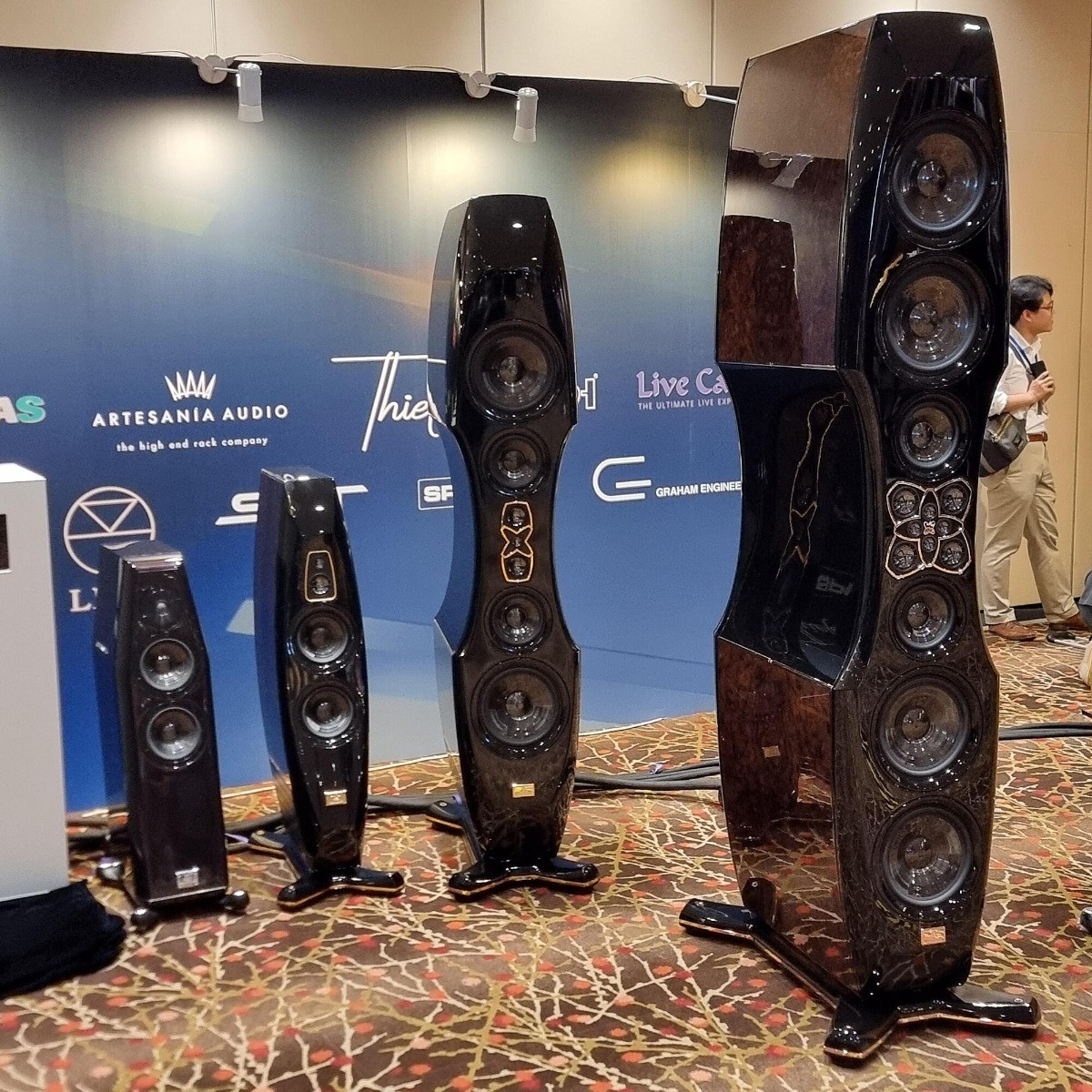 Hi-fi rack and isolation accessory exhibition at the Hong Kong AV Show 2023