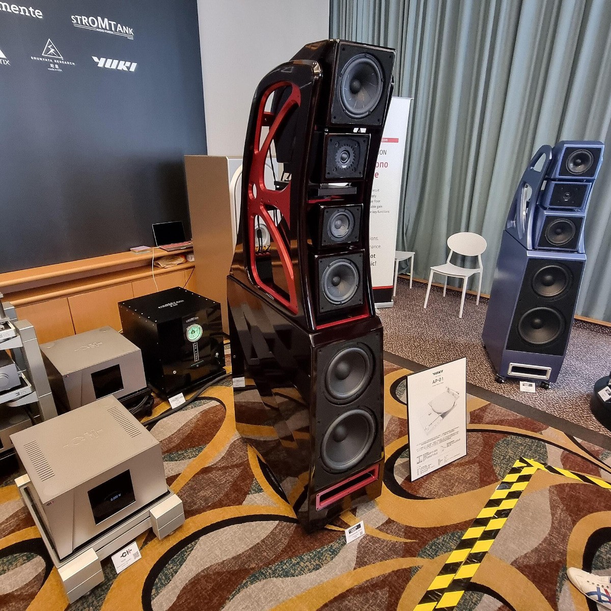 Cable and power accessory exhibition stands at the Hong Kong AV Show 2023