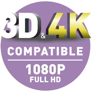 QED 3D & 4K Compatible QED 3D & 4K Compatible