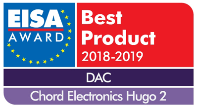 Chord Electronics EISA DAC 2018-19 Chord Electronics Hugo 2 Chord Electronics EISA DAC 2018-19 Chord Electronics Hugo 2