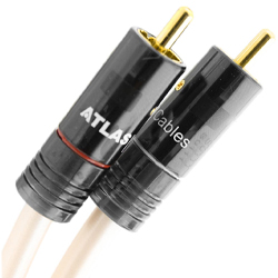 Atlas Element Asymmetrical Integra RCA interconnect cable with Integra cold-weld plug